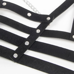 Subblime - Harnais Corset Avec Chaîne Détail Taille Unique
